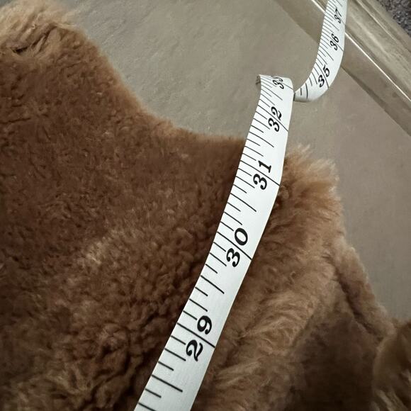 J. Crew Women's Teddy Peacoat NWT new XXS/XS in chocolate faux fur - Picture 8 of 9